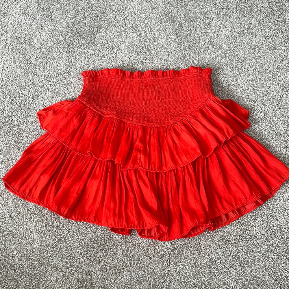 Fabrik red skort
